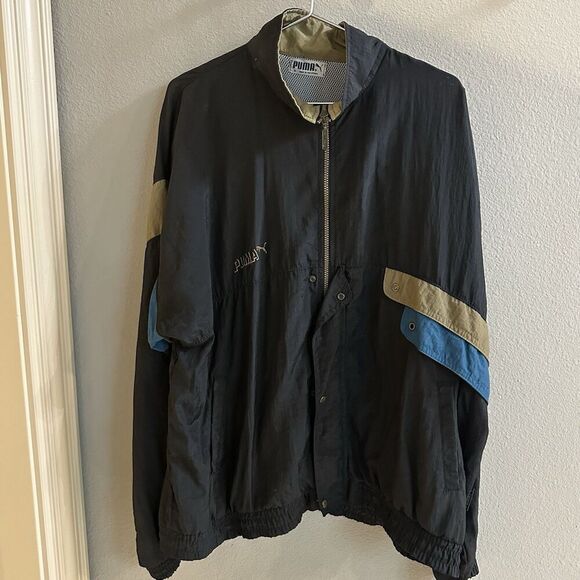 Vintage puma XL Half Zip Wind Jacket Track Jacket Y2K 80s 90s - Picture 1 of 5